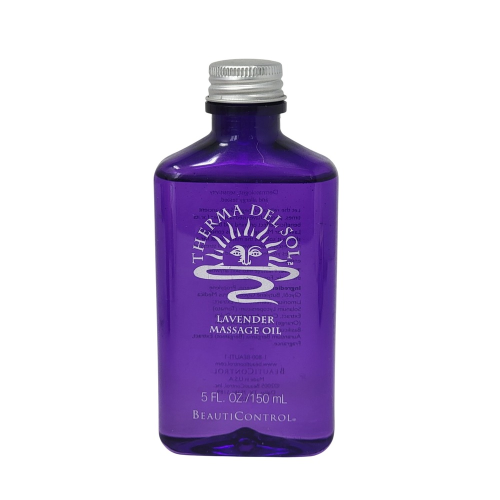 BeautiControl Therma Del Sol Lavender Massage‎ Oil 5oz Discontinued